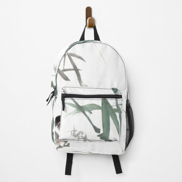 Item preview, Ink painting of a Small Bird Flies into Bamboo in the raining day designed and sold by jasonyang867.