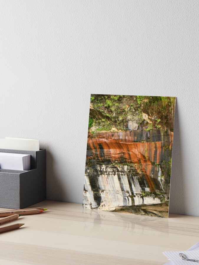 Detail Of Pictured Rocks National Lakeshore Art Board Print By Studiodesigns Redbubble