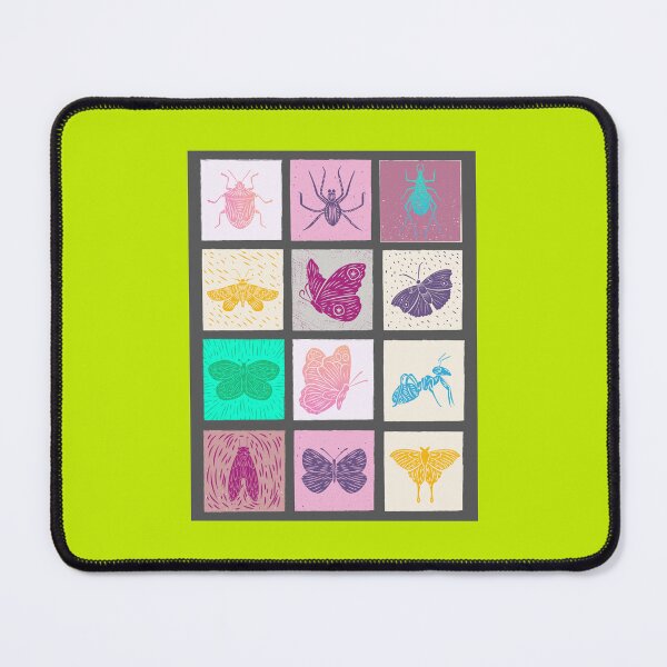 Item preview, Insects block prints designed and sold by KomalArteShop.