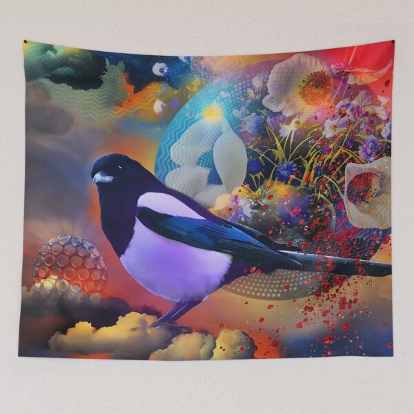 Item preview, A magpie in the garden designed and sold by clarazen.