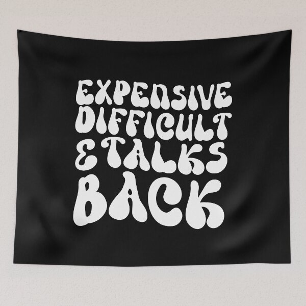 Item preview, Retro Funny Expensive Difficult And Talks Back women  designed and sold by solimangomaa.