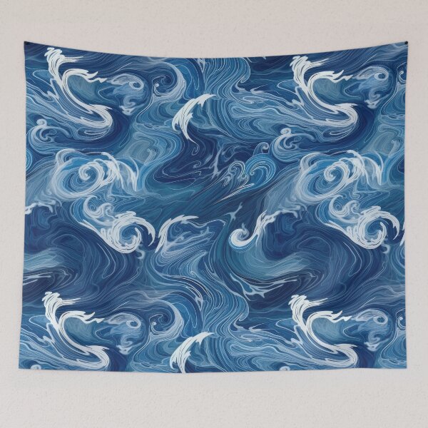 Item preview, Blue Waves designed and sold by bitbrain.