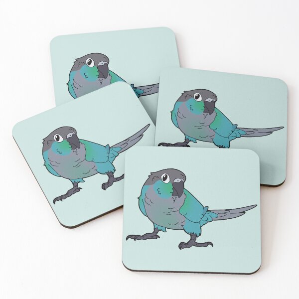 Item preview, Turquoise Green Cheeked Conure designed and sold by TinyDino-Aviary.