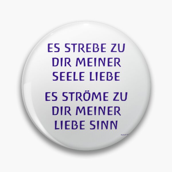 Artikelvorschau, ES STREBE ZU DIR MEINER SEELE LIEBE ES STRÖME ZU DIR MEINER LIEBE SINN - Rudolf Steiner Waldorfschule Anthroposophie entworfen und verkauft von DOM-Shop.