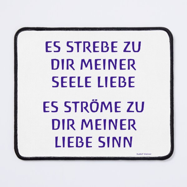 Item preview, The soul of man is a flower of the world - waldorf school rudolf steiner anthroposophy designed and sold by DOM-Shop.