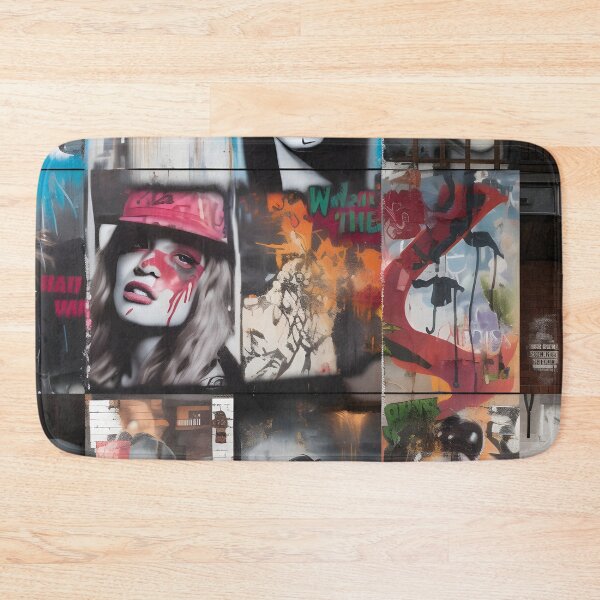 Item preview, New York Street Art and Collage designed and sold by ShadowAndSlate.