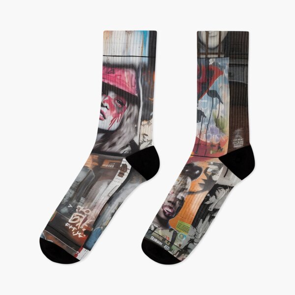 Item preview, New York Street Art and Collage designed and sold by ShadowAndSlate.
