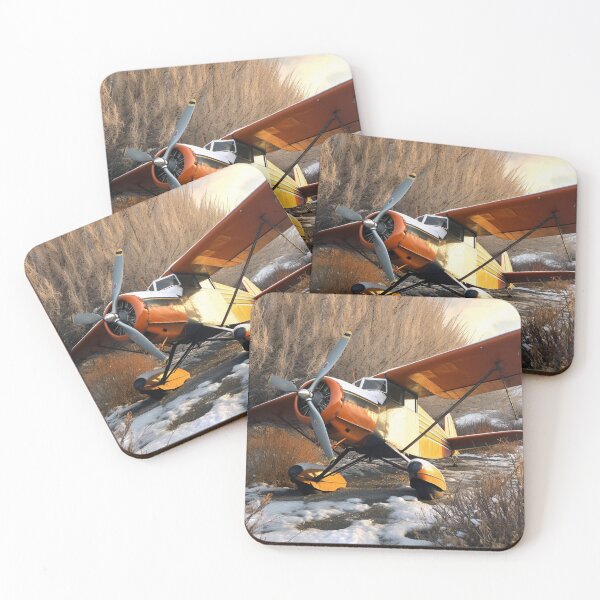 Item preview, Old Propeller Airplane in a Northern Wilderness, AI Generated designed and sold by AirbornePrints.