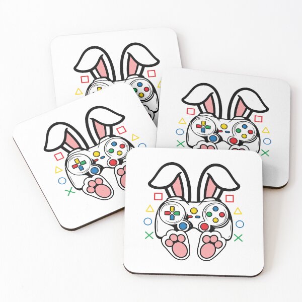 Item preview, Bunny Easter Gamer designed and sold by BlackSnowShop.