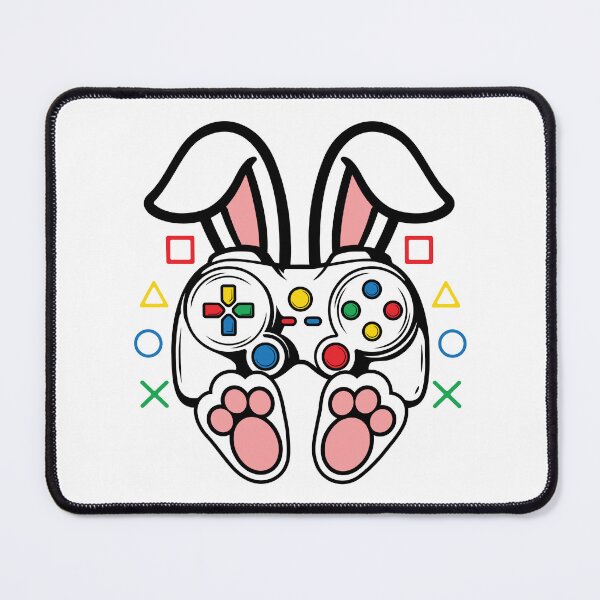 Item preview, Bunny Easter Gamer designed and sold by BlackSnowShop.