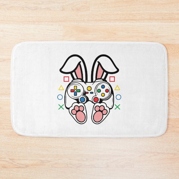 Item preview, Bunny Easter Gamer designed and sold by BlackSnowShop.
