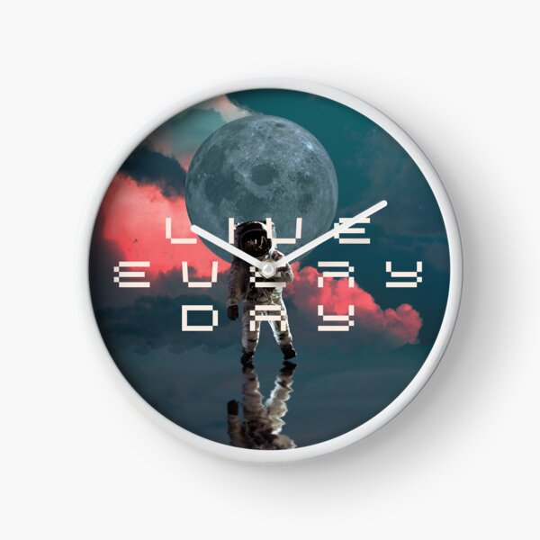 Item preview, Live Every Day | Space inspiration | Astronaut motivation | Daily motivation designed and sold by QuotesNotesArt.