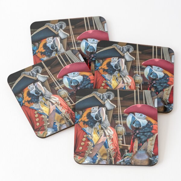 Item preview, Macaw Parrots Pirate Ship Captains designed and sold by candiscamera.