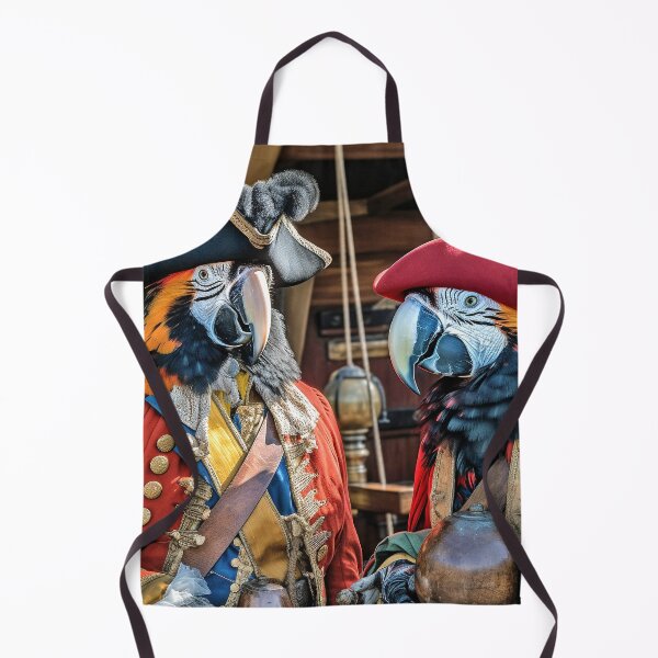 Item preview, Macaw Parrots Pirate Ship Captains designed and sold by candiscamera.