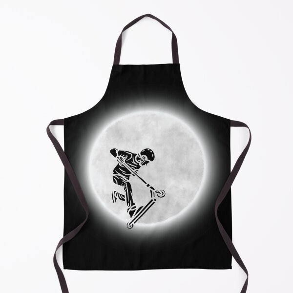 Item preview, Aerial scooter ride in front of the moon designed and sold by Ksmith-Style.