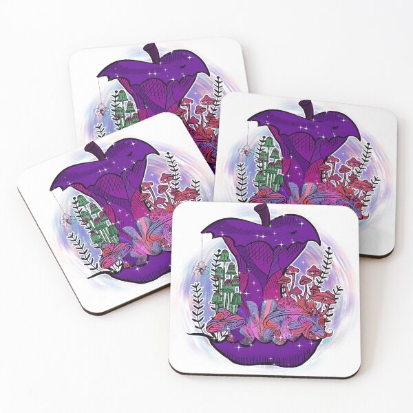 Item preview, Poison apple and mushrooms designed and sold by courtney petersen.