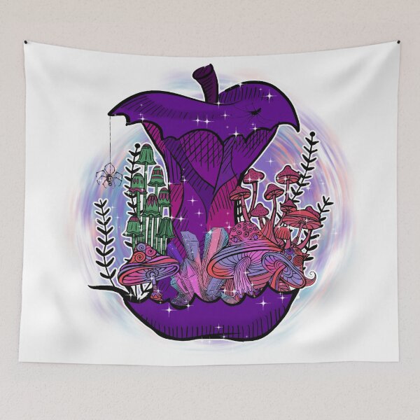 Item preview, Poison apple and mushrooms designed and sold by courtney petersen.