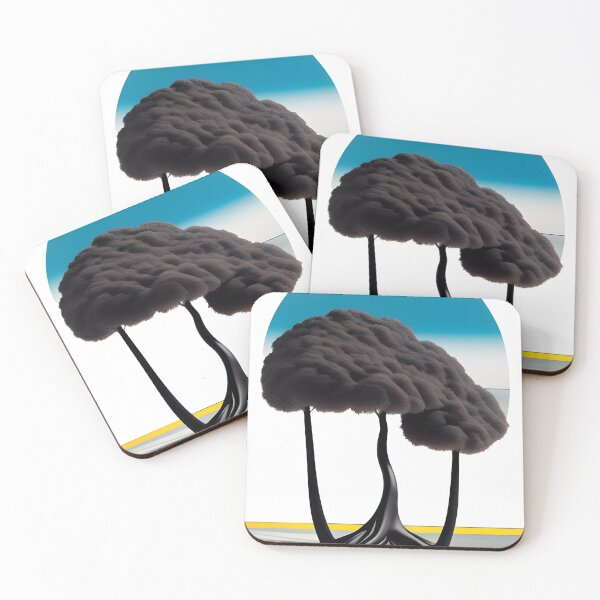 Item preview, Black Beach Tree in a Colorful Window designed and sold by dreamartjohnny.