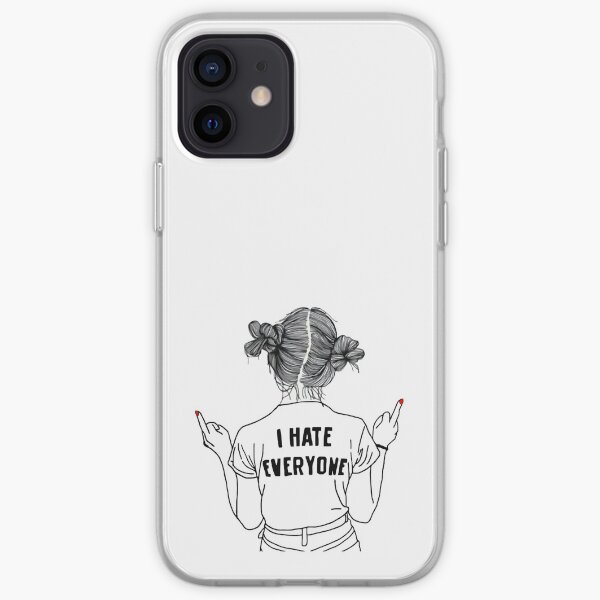 I Hate Everyone iPhone Soft Case