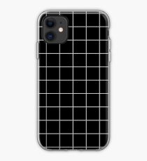 White Grid iPhone Case