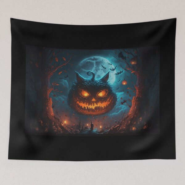 Item preview, Cat Pumpkin Monster designed and sold by NevermoreFalls.