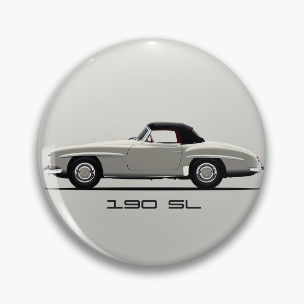 Item preview, Mercedes 190 SL 1959 Vintage Illustration designed and sold by blackdogshop.