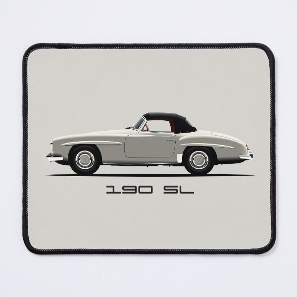 Item preview, Mercedes 190 SL 1959 Vintage Illustration designed and sold by blackdogshop.