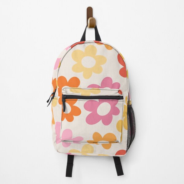 Item preview, Colorful retro style daisies in bloom designed and sold by BattaAnastasia.