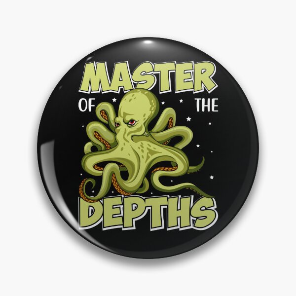 Item preview, Master  Of The Depths  - Funny Gifts for Octopuses Lovers by FanityPrints designed and sold by FanityPrints.