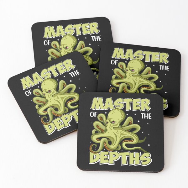 Item preview, Master  Of The Depths  - Funny Gifts for Octopuses Lovers by FanityPrints designed and sold by FanityPrints.
