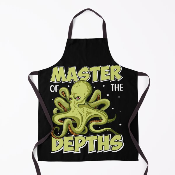 Item preview, Master  Of The Depths  - Funny Gifts for Octopuses Lovers by FanityPrints designed and sold by FanityPrints.