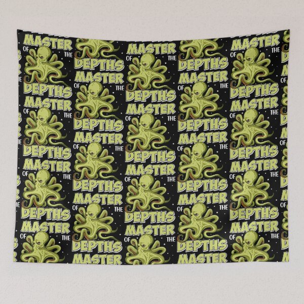 Item preview, Master  Of The Depths  - Funny Gifts for Octopuses Lovers by FanityPrints designed and sold by FanityPrints.