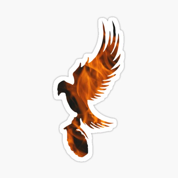 Item preview, Hollywood Undead flame dove  designed and sold by Lil-Undead.