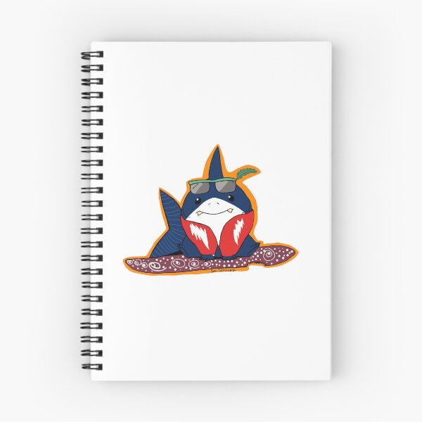 Item preview, One cool surfing shark designed and sold by Caratheartist03.
