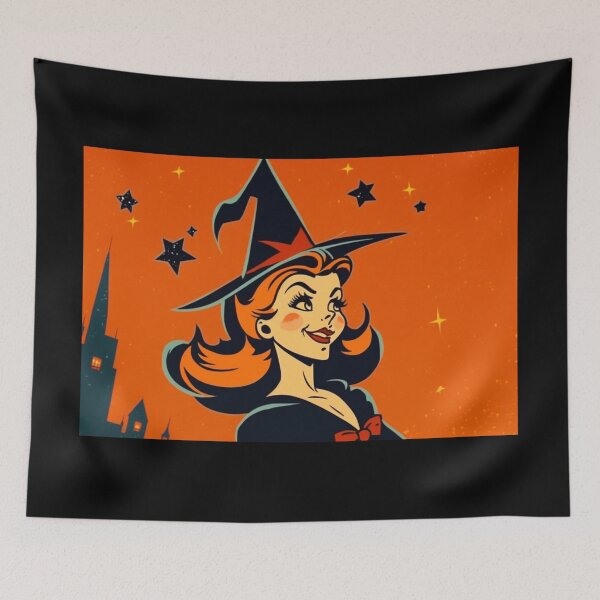 Item preview, Retro Witch designed and sold by NevermoreFalls.