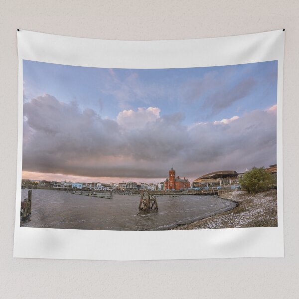 Item preview, Sunset over Cardiff Bay designed and sold by VnGphoto.