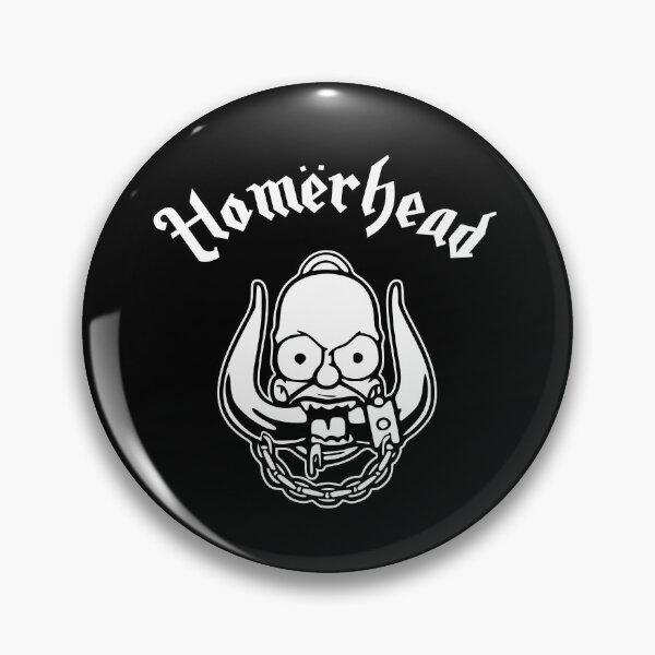 Item preview, cabeza de homero designed and sold by NotVeryMetal.