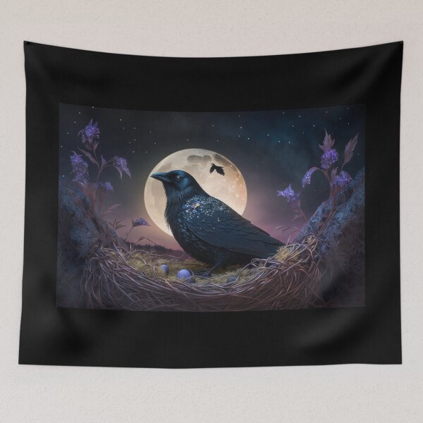 Item preview, Ostara Raven designed and sold by NevermoreFalls.