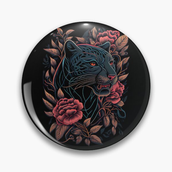 Item preview, Black Panther Tattoo Style Ideas designed and sold by TourDePassion.
