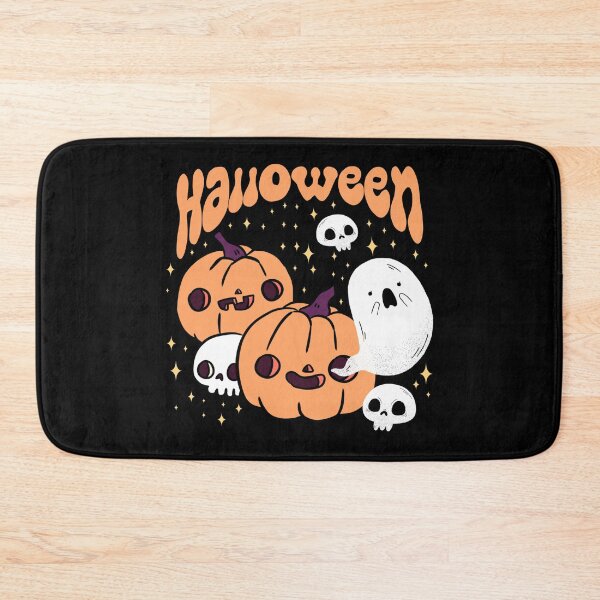 Item preview, Halloween fun pumpkins and skulls and a cute ghost  designed and sold by Yarafantasyart.
