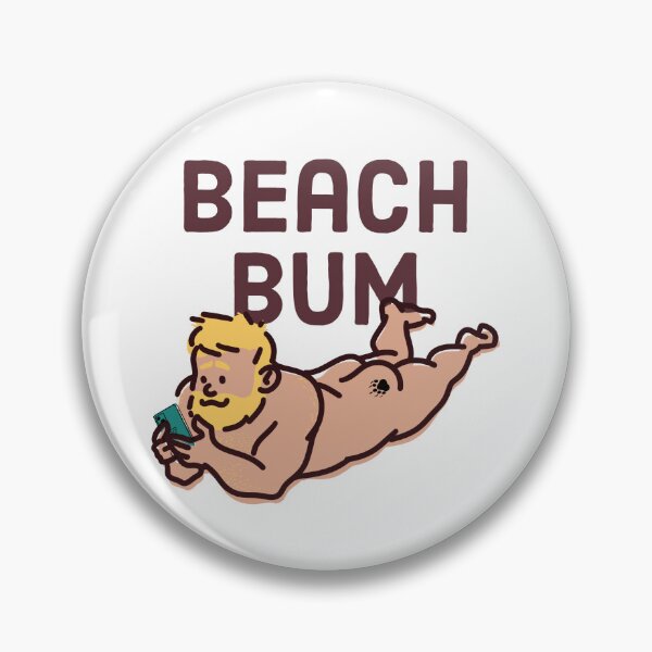 Item preview, Beach Bum Gay Bear for Beach Lovers - Gay Bear pride month designed and sold by ItalianCub.