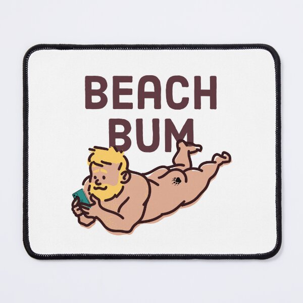 Item preview, Beach Bum Gay Bear for Beach Lovers - Gay Bear pride month designed and sold by ItalianCub.