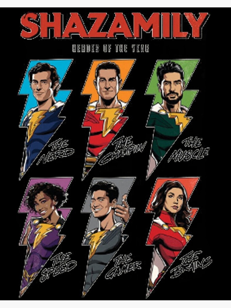 Shazam! Fury Of The Gods (Shazamily) MightyPrint™ Wall Art MP17240837