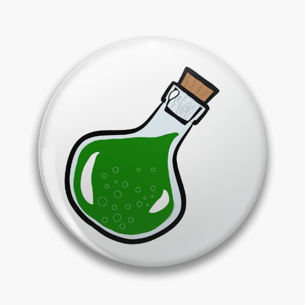 Item preview, Potion Bottle in Green designed and sold by Sasha MacDonald.