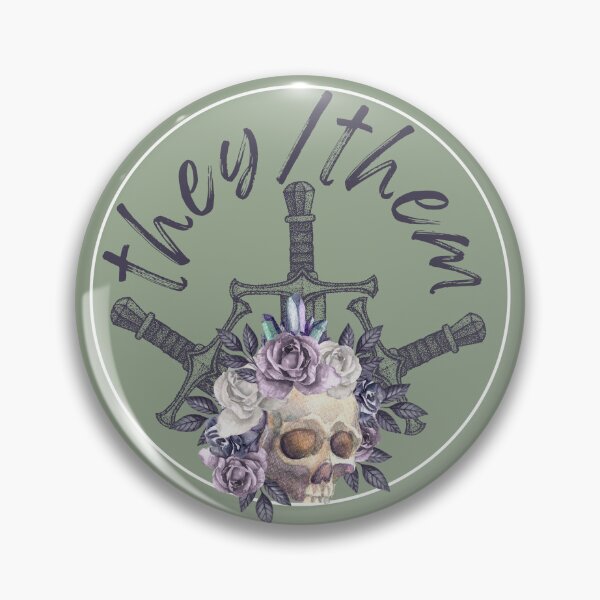 Item preview, they/them designed and sold by LeatherLeisure.