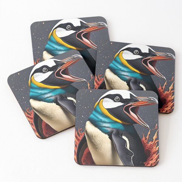 Item preview, Penguin Blast Digital Art designed and sold by WhimsyGrove.