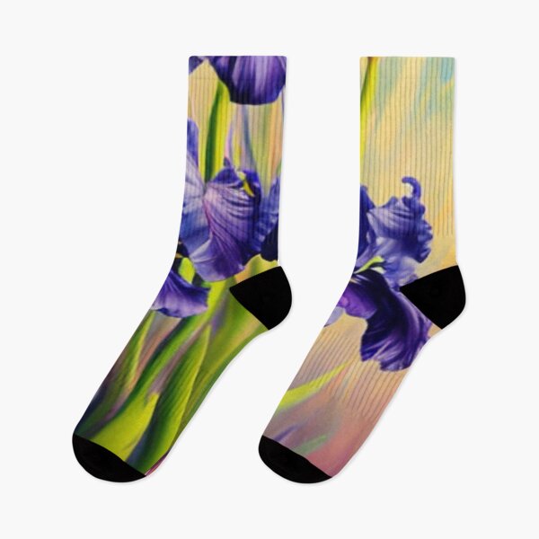 Item preview,  Irises Painting - Visual Art Form  designed and sold by HOMEDESIGNPRINT.