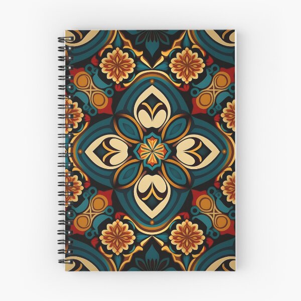 Item preview, Triadic Harmony: Exploring the Interplay of Blue, Orange, and Yellow Patterns designed and sold by Joshu77.