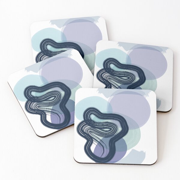 Item preview, Purple Blue atmosphere abstract designed and sold by Alwayscreateart.