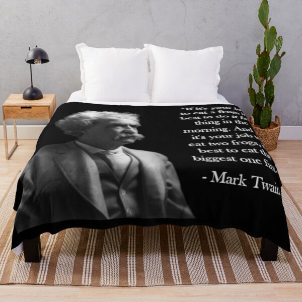 Item preview, Mark Twain Quote - Eating Frogs designed and sold by Reed-Inc.